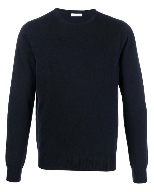 Malo Strickpullover Mit Rundem Ausschnitt in Blue für Herren