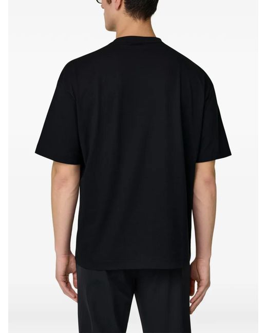 T-Shirt À Col Rond Boggi pour homme en coloris Black