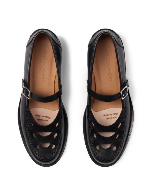 Scarosso Black Minni Loafer