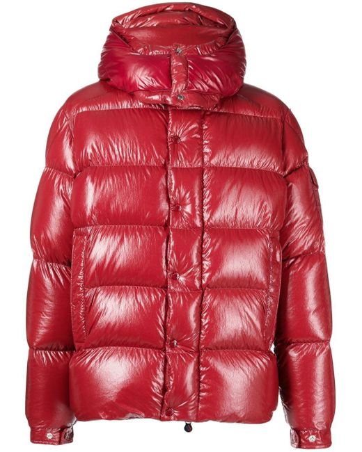 Moncler Maya Down-filled Jacket in Red for Men | Lyst