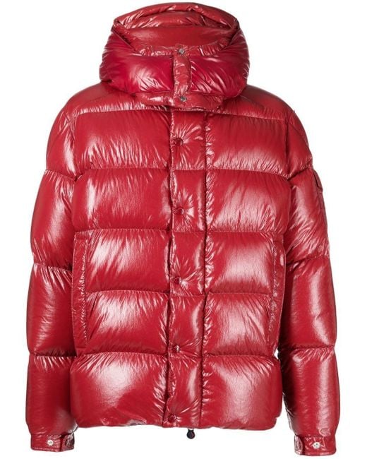 Plumífero Maya Moncler de hombre de color Rojo | Lyst