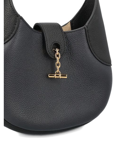 Loro Piana Black Mini Bobbin Chain-Embellished Shoulder Bag