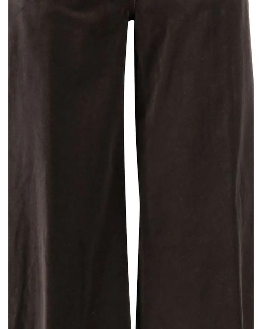 Aspesi Black Wide-Leg Trousers