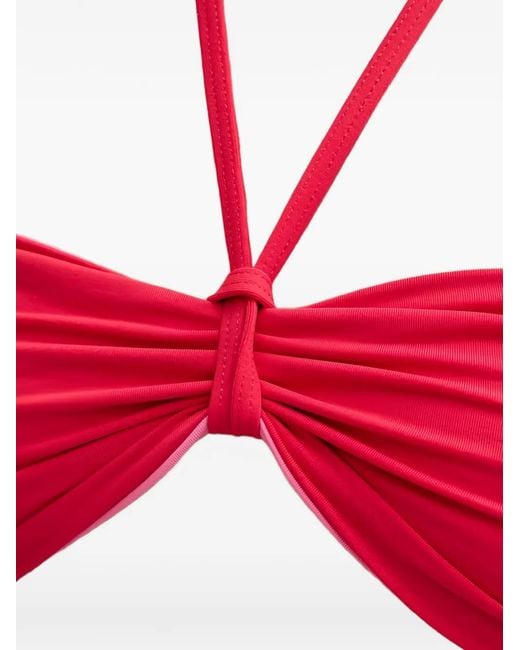 Bondeye Red Bandeau Bikini Top