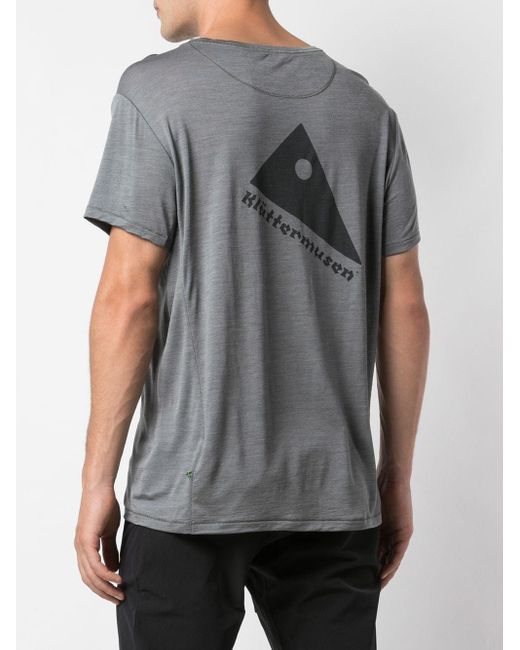 Klättermusen Short Sleeved Silk T-shirt in Grey (Gray) for Men - Lyst