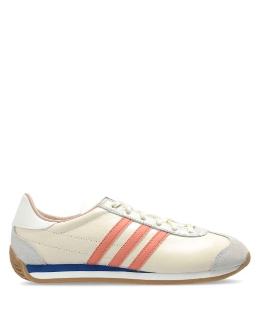 Adidas Pink Country Og Leather Sneakers for men