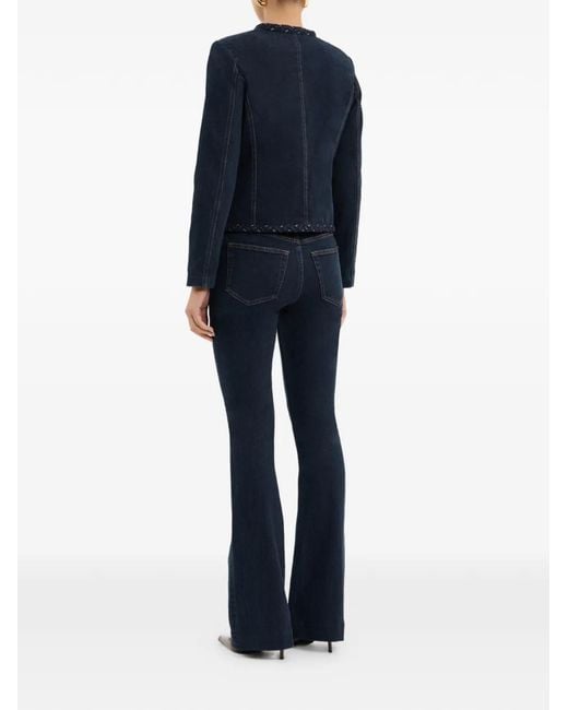 Rebecca Vallance Blue Buttoned Kairo Jacket