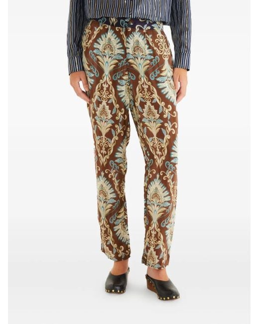 Pantalon Court Imprimé Farm Rio en coloris Brown