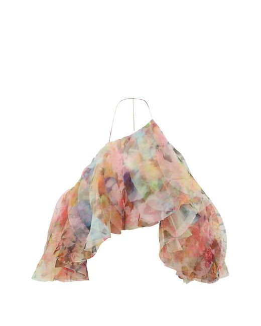 Blusa Luna di Zimmermann in Pink