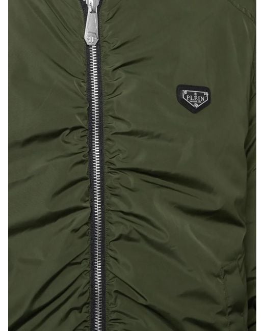 Philipp Plein Green Padded Jacket for men