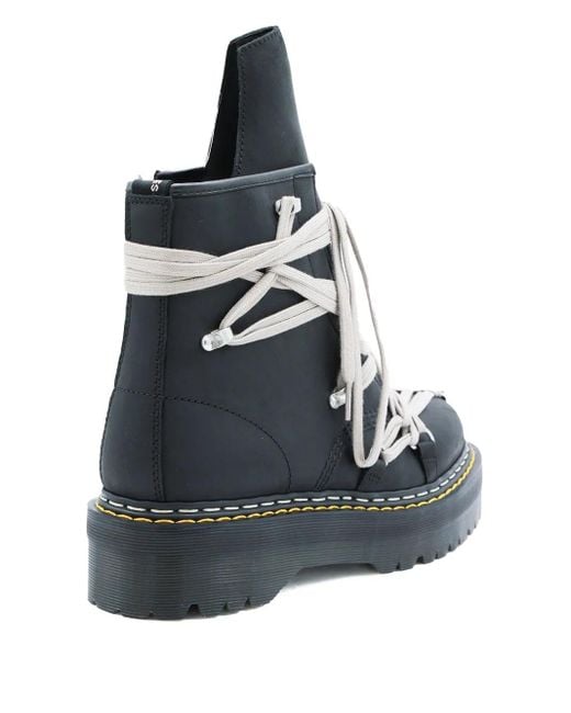 Dr. Martens Black Lace-Up Platform Boots for men