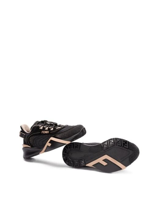 Fendi Black Flow Sneakers