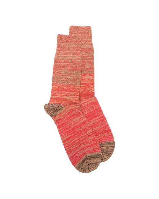 Paul Smith Red Marl-Knit Socks for men