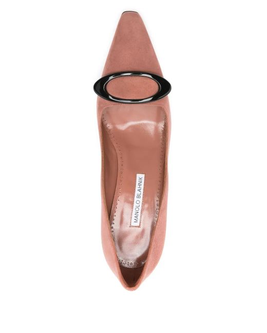 Manolo Blahnik Pink 90Mm Fenixhi Pumps
