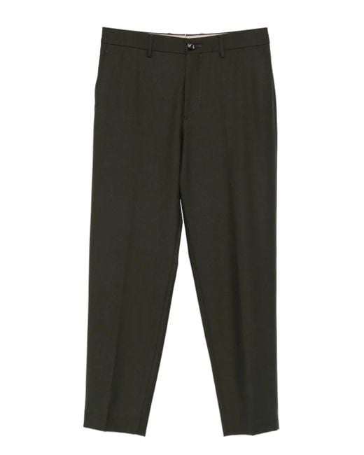 Pantaloni Con Tasche A Filetto di Berwich in Green