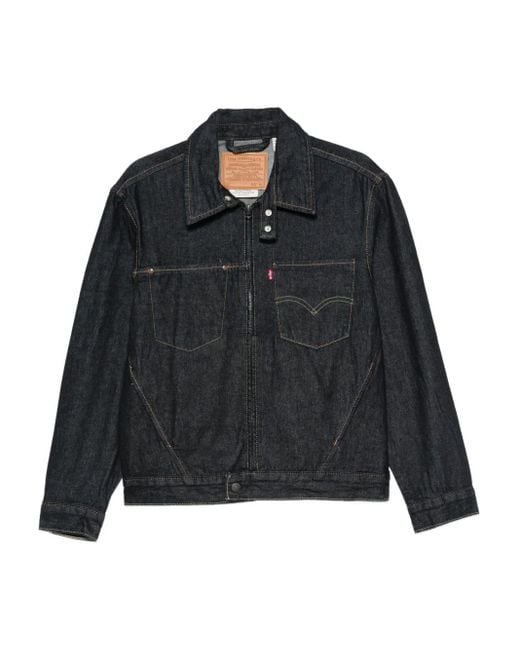Chaqueta vaquera con bolsillos de parche Levi's de hombre de color Black