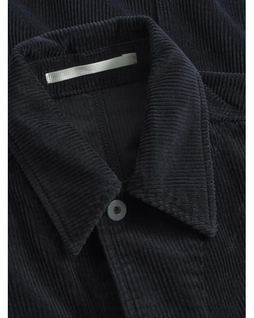 Norse Projects Blue Pocket Corduroy Jacket for men