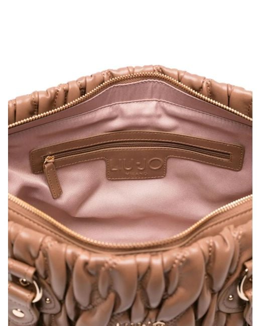 Liu Jo Gewatteerde Shopper in het Brown