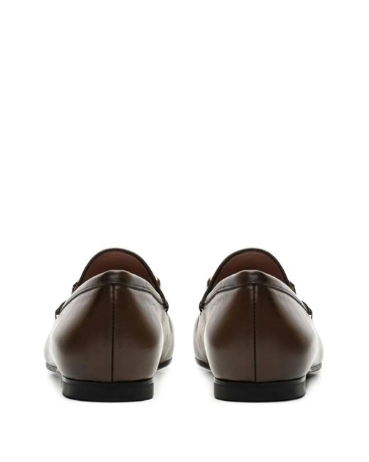Poche Paris Brown Leather Loafers