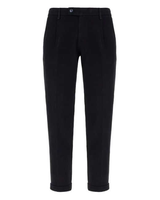 Re-hash Blue Pleated Chinos for men