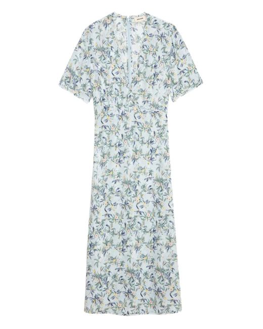 Jupe Rhodral À Coupe Mi-Longue Zadig & Voltaire en coloris Blue