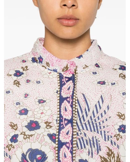 Antik Batik Pink Amia Puffer Jacket