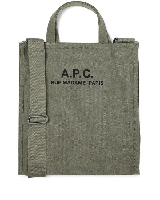 A.P.C. Green Recovery Cabas Bags
