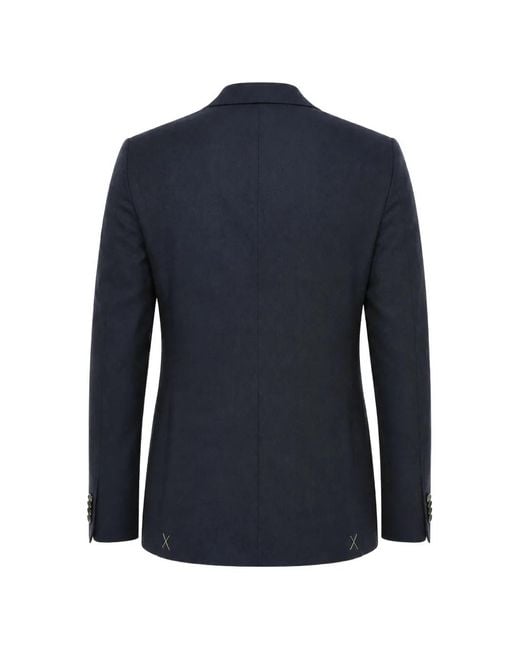 Corneliani Blue Cc Collection Two-Button Jacket for men