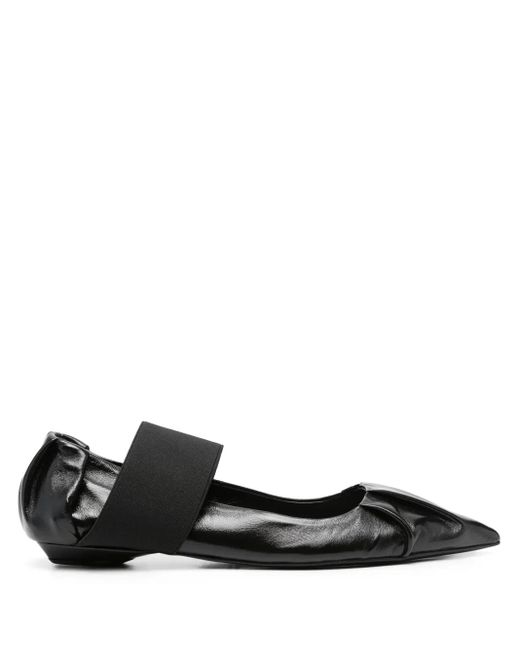 Bruno Frisoni Ballerina's Met Puntige Neus in het Black