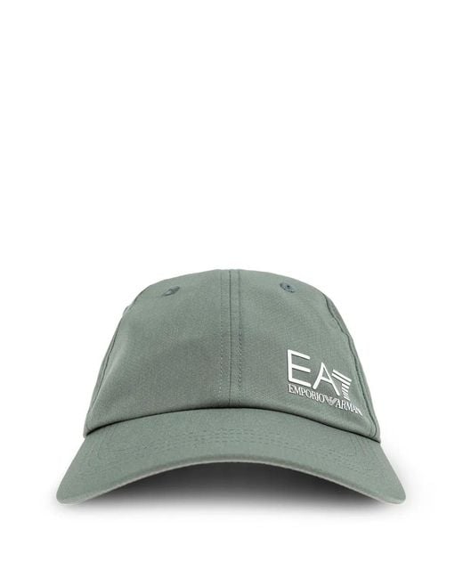 EA7 Accessoires ,Groen ,Polyester Baseball Cap in het Green