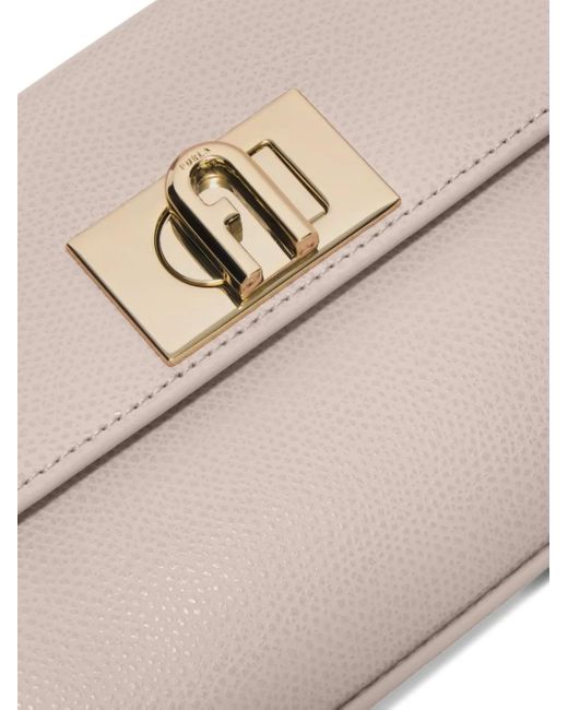 Furla Natural Mini Top-Handle Chain Bag