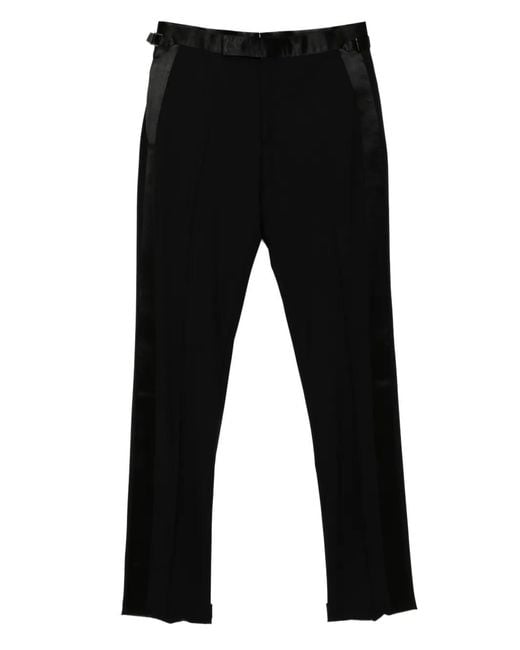 Tom Ford Black Shelton Tailored Trousers for men