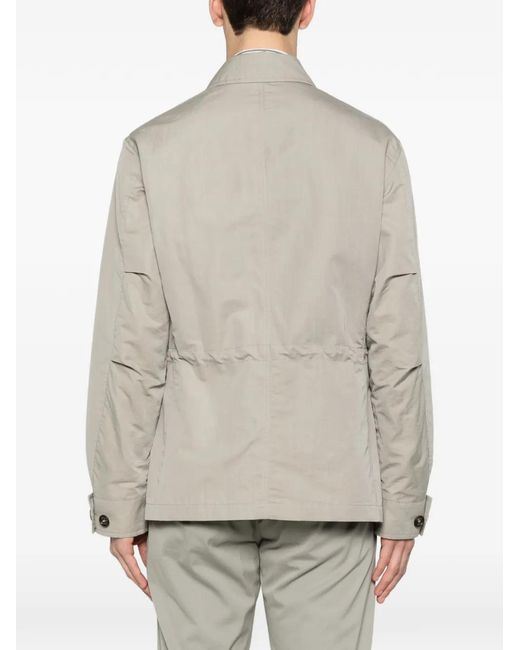 Eleventy Jacke Mit Aufgesetzten Taschen in White für Herren