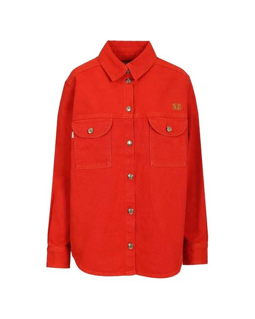 Blazé Milano Red Berber Buttoned Shirt