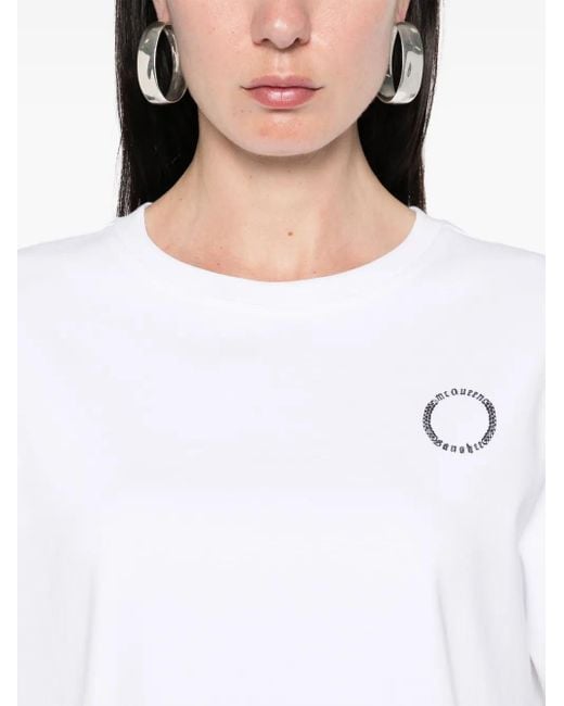 Alexander McQueen ロゴ Tシャツ White