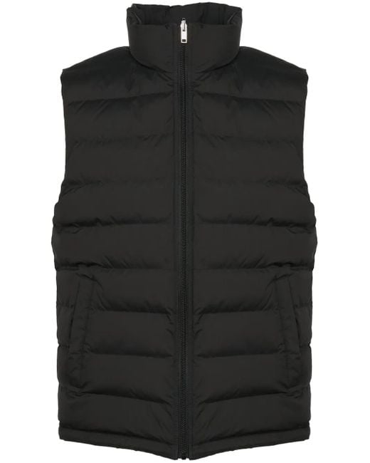 Yves Salomon Black Reversible Gilet for men