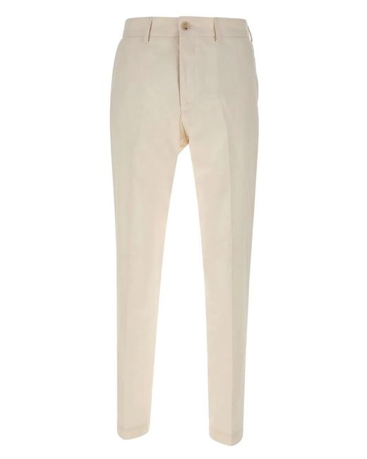 Boss Natural Zip-Fly Side-Pocket Trousers for men