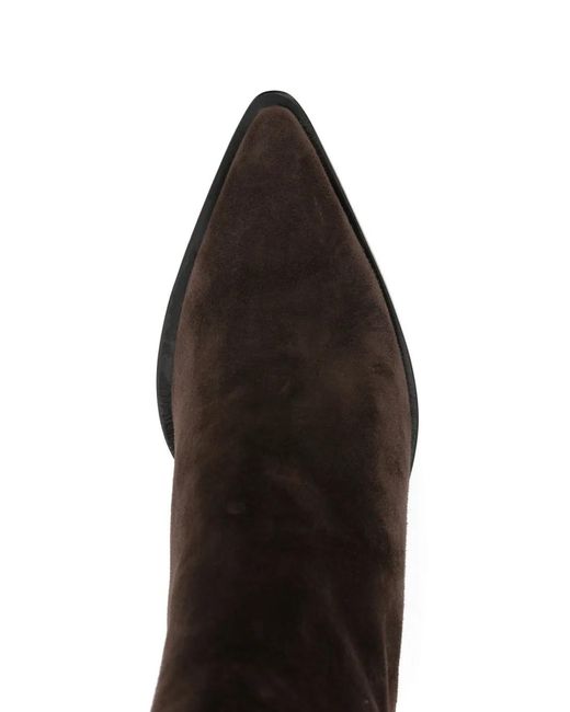 Pomme D ́Or Brown Juliette Pointed-Toe Boots