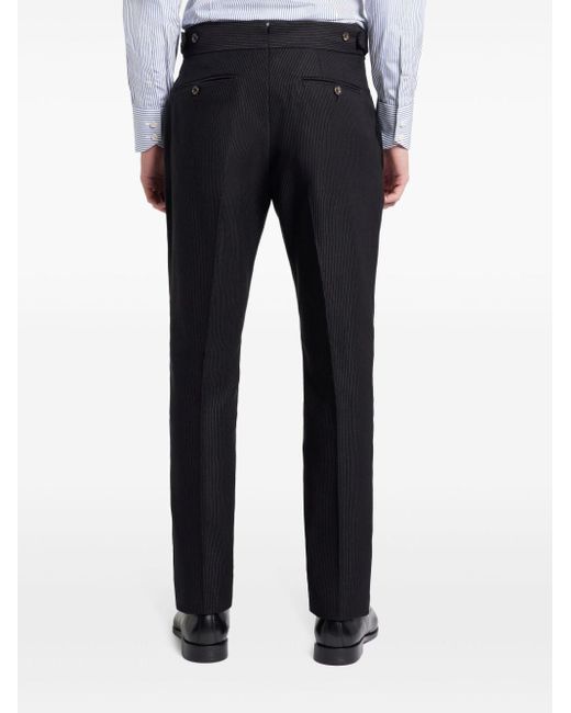 Tom Ford Blue Corduroy Tailored Trousers for men