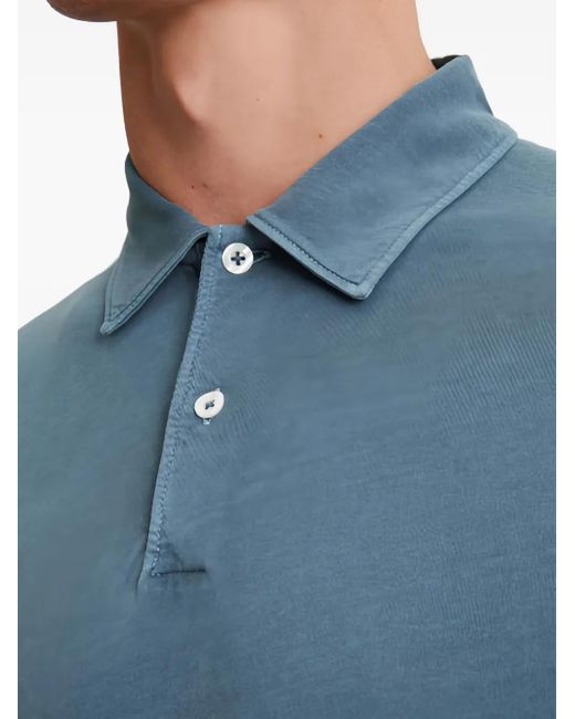 Marc O' Polo Blue Cotton Polo Shirt for men