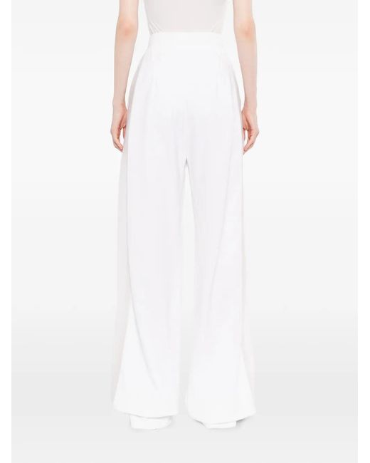 Antonio Berardi White Side-Stripe Trousers