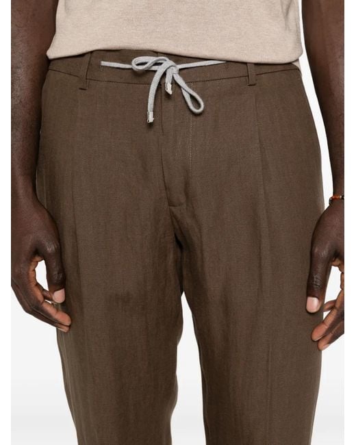 Barba Napoli Gray Pantalon De Jogging À Lien De Resserrage for men