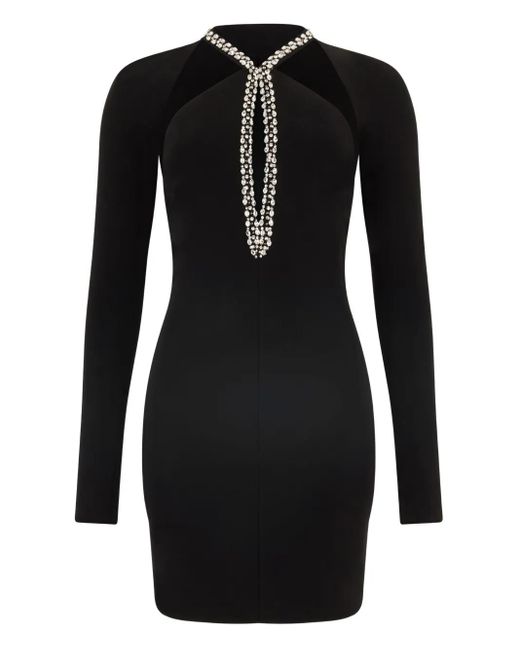 Roberto Cavalli カットアウト ミニドレス Black