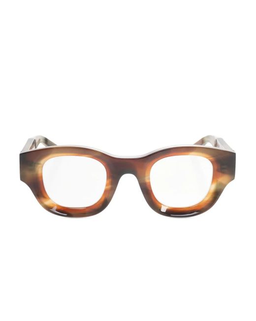 Thierry Lasry スクエア眼鏡フレーム Brown