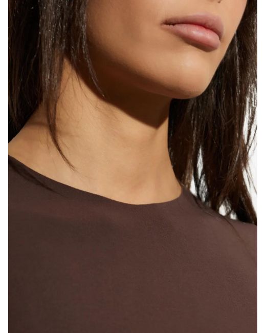 MM6 by Maison Margiela Brown Short-Sleeve T-Shirt