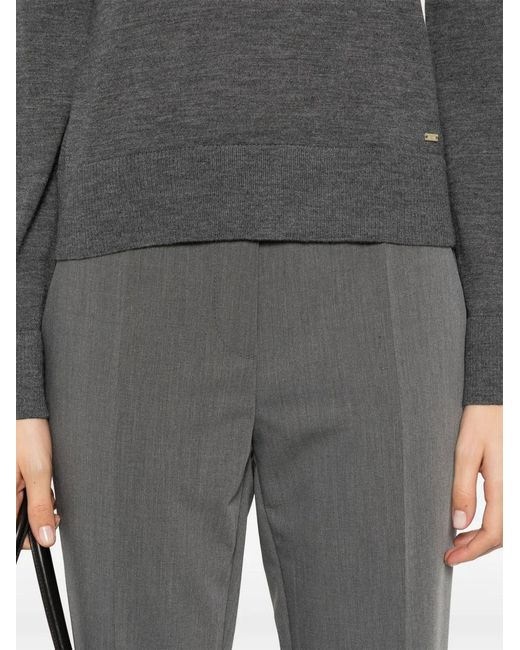 Blanca Vita Gray Klassische Tapered-Hose