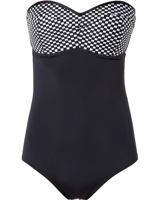 Amir Slama Black Bandeau Swimsuit