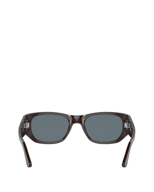 Persol Gray Maflecto Rectangle-Frame Sunglasses