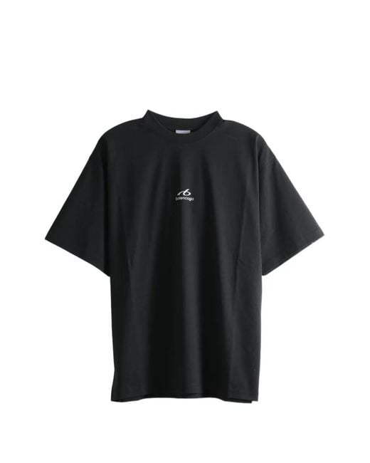 Balenciaga Black Bodies Logo-Print T-Shirt for men