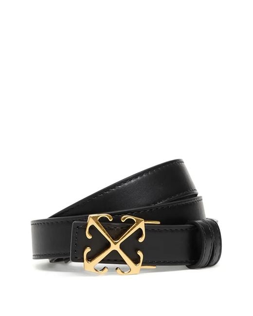 Off-White c/o Virgil Abloh Black Arrows Leather Belt